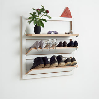 Fläpps Schuhregal - schuhregal - Ambivalenz - drei Reihen -