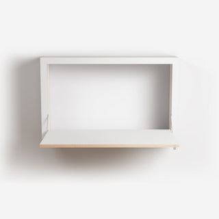Fläpps Box Sekretär - Sekretaer - Ambivalenz - V2: 80 x 50cm - Weiss