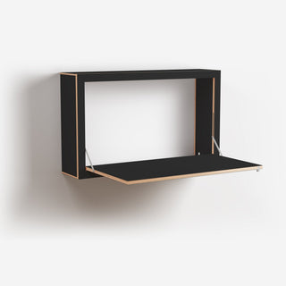 Fläpps Box Sekretär - Sekretaer - Ambivalenz - V1: 100 x 60cm - Schwarz
