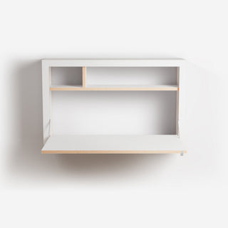 Fläpps Box Sekretär - Sekretaer - Ambivalenz - V1: 100 x 60cm - Weiss