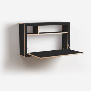 Fläpps Box Sekretär - Sekretaer - Ambivalenz - V2: 80 x 50cm - Schwarz