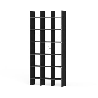 FNP Regal - Regal - Nils Holger Moormann - FNP 1 (B105.8 x H223cm) - MDF Bicolor Schwarz