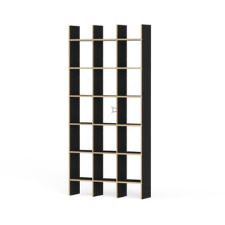 FNP Regal - Regal - Nils Holger Moormann - FNP 1 (B105.8 x H223cm) - MDF Schwarz