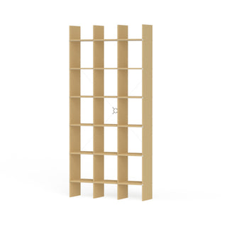 FNP Regal - Regal - Nils Holger Moormann - FNP 1 (B105.8 x H223cm) - MDF Natur Roh