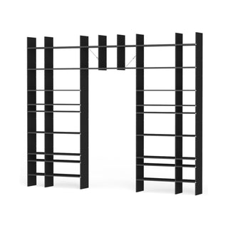 FNP Regal - Regal - Nils Holger Moormann - FNP 3 (B313.3 x H259.6cm) - MDF Bicolor Schwarz