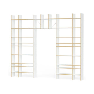 FNP Regal - Regal - Nils Holger Moormann - FNP 3 (B313.3 x H259.6cm) - MDF Weiss