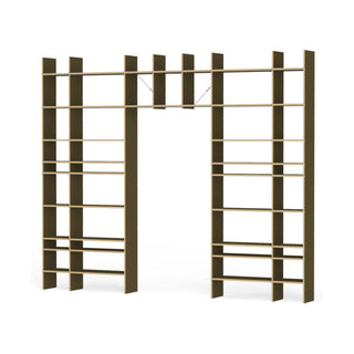 FNP Regal - Regal - Nils Holger Moormann - FNP 3 (B313.3 x H259.6cm) - MDF Schwarz gewachst