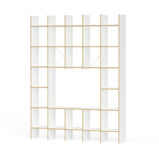 FNP Regal - Regal - Nils Holger Moormann - FNP 2 (B174.8 x H223cm) - MDF Weiss