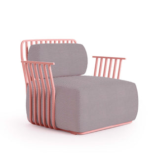 Grill Outdoor Sessel - Outdoor Sessel - Diabla - Hexagon Pink -
