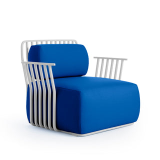 Grill Outdoor Sessel - Outdoor Sessel - Diabla - Plain Blue -