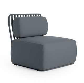 Grill Outdoor Loungesessel - Outdoor Sessel - Diabla - Plain Anthracite -