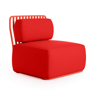 Grill Outdoor Loungesessel - Outdoor Sessel - Diabla - Plain Red -