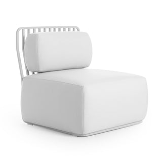 Grill Outdoor Loungesessel - Outdoor Sessel - Diabla - Silvertex Aluminium -