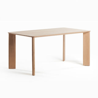 Insan Tisch | Pilon - Tisch - Insan - L160 x T90cm - Eiche massiv weiß geölt