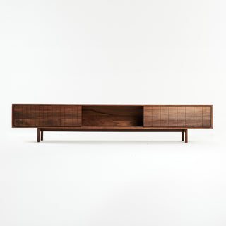 Insan Sideboard | Graph - Sideboard - Insan - 2 Klapptüren + 1 offenes Fach - Nussbaum geölt