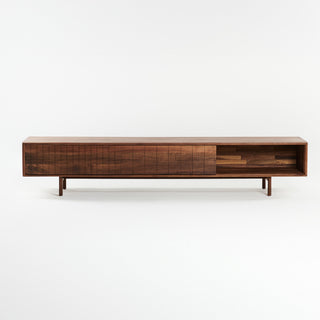 Insan Sideboard | Graph - Sideboard - Insan - 2 Klapptüren + 1 offenes Fach - Nussbaum geölt