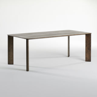 Insan Tisch | Pilon - Tisch - Insan - L160 x T90cm - Eiche massiv dunkel geölt
