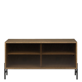 Northern Sideboard | Hifive Glas - Sideboard - Northern - Eiche geräuchert - 100cm