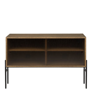 Northern Sideboard | Hifive Glas - Sideboard - Northern - Eiche geräuchert - 100cm