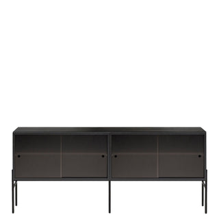 Northern Sideboard | Hifive Glas - Sideboard - Northern - Schwarz lackiert - 150cm