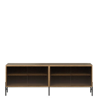Northern Sideboard | Hifive Glas - Sideboard - Northern - Eiche geräuchert - 150cm