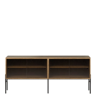 Northern Sideboard | Hifive Glas - Sideboard - Northern - Eiche geräuchert - 150cm