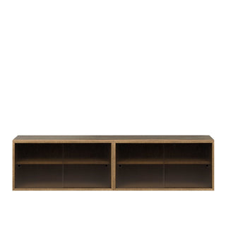 Northern Sideboard | Hifive Glas - Sideboard - Northern - Eiche geräuchert - 150cm
