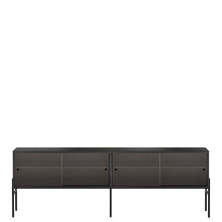 Northern Sideboard | Hifive Glas - Sideboard - Northern - Schwarz lackiert - 200cm