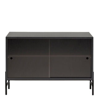Northern Sideboard | Hifive Glas - Sideboard - Northern - Schwarz lackiert - 75cm