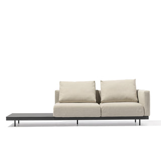 Todus Outdoor Sofa | Dongo - Outdoor Sofa - Todus - 2Sitzer Ablage links - Sand (Crevin Brisa)