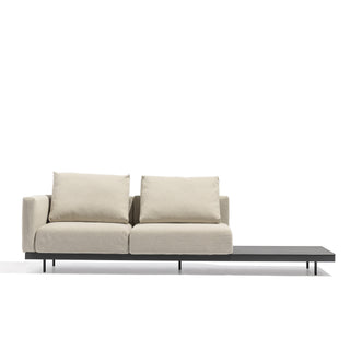 Todus Outdoor Sofa | Dongo - Outdoor Sofa - Todus - 2Sitzer Ablage rechts - Sand (Crevin Brisa)