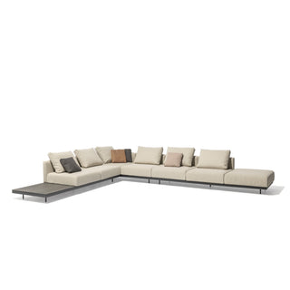 Todus Outdoor Sofa | Dongo - Outdoor Sofa - Todus - SET-UP Q rechts - Sand (Crevin Brisa)