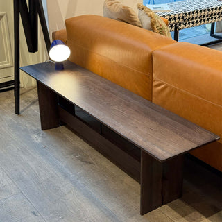 A-B01 Bank Ausstellungsstück - Abverkauf - Abverkauf - Eiche geräuchert - L150cm