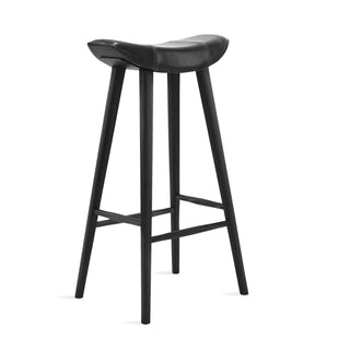 FreiFrau Barhocker | Kya Holzgestell Barhocker - Barhocker - FreiFrau - Leder Ebony | Eiche schwarz -