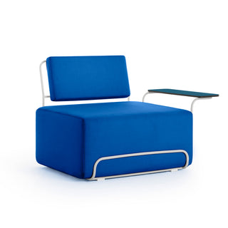 Lilly Outdoor Loungesessel - Outdoor Sessel - Diabla - Plain Blue - Armlehne rechts
