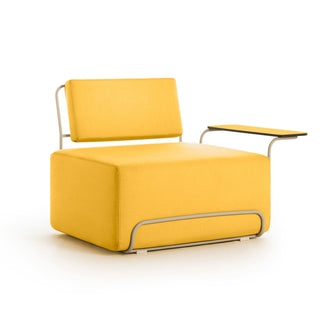 Lilly Outdoor Loungesessel - Outdoor Sessel - Diabla - Plain Mustard - Armlehne rechts