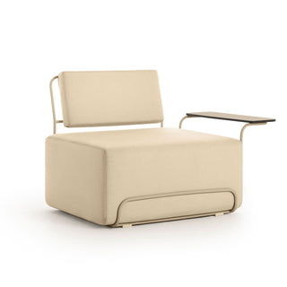 Lilly Outdoor Loungesessel - Outdoor Sessel - Diabla - Plain Sand - Armlehne rechts