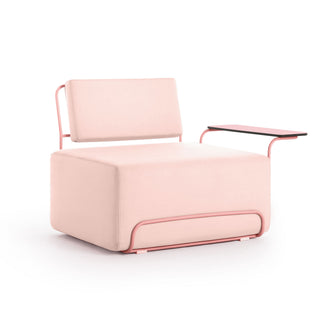 Lilly Outdoor Loungesessel - Outdoor Sessel - Diabla - Silvertex Lotus - Armlehne rechts