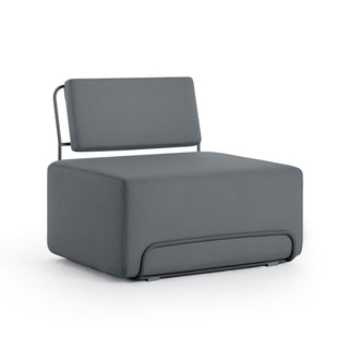 Lilly Outdoor Loungesessel - Outdoor Sessel - Diabla - Plain Anthracite - ohne Armlehne