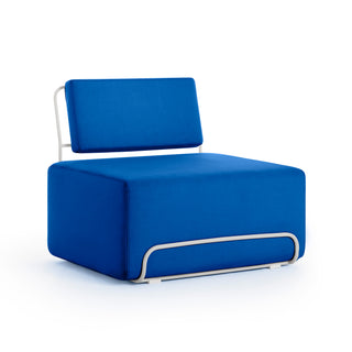 Lilly Outdoor Loungesessel - Outdoor Sessel - Diabla - Plain Blue - ohne Armlehne