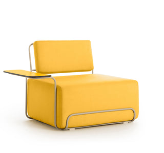 Lilly Outdoor Loungesessel - Outdoor Sessel - Diabla - Plain Mustard - Armlehne links