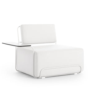 Lilly Outdoor Loungesessel - Outdoor Sessel - Diabla - Plain White - Armlehne links