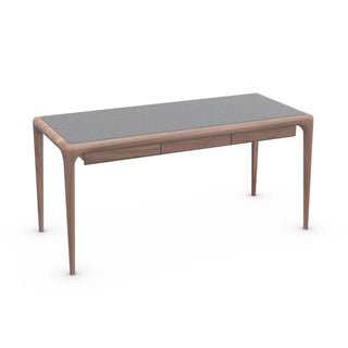 Latus Schreibtisch Leder - Schreibtisch - Artisan - L140cm - Eiche natürlich geseift A01