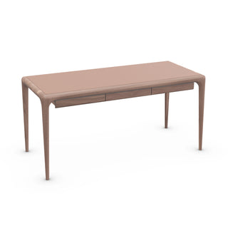 Latus Schreibtisch Leder - Schreibtisch - Artisan - L140cm - Amerikanische Nuss A01