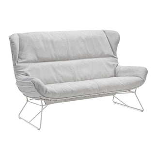 Leyasol Wingback Outdoor Sofa - Outdoor Sofa - FreiFrau - Gestell: weiß | Bezug: Ash (Lopi) -