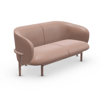 Mela Sofa - sofa - Artisan - Amerikanische Nuss A01 - Leder - Zenith 9008
