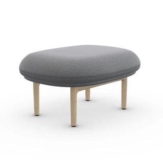 Mela Loungesessel - Loungesessel - Artisan - Loungesessel mit Ottoman - Eiche natürlich geseift A01