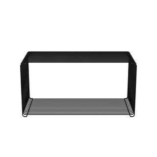 Panton Wire Extended Ablage - Beistelltisch - Montana Furniture - 34.8 cm - Schwarz