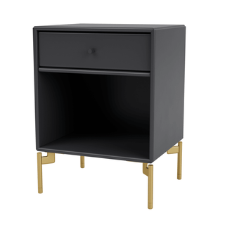 Dream Nachttisch Selection - Nachttisch - Montana Furniture - Anthracite - Beine - Messing