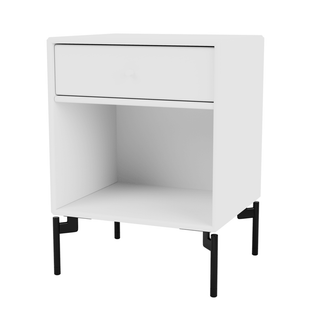 Dream Nachttisch Selection - Nachttisch - Montana Furniture - New White - Beine - Black